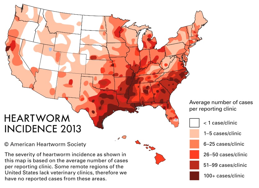 heartworm map