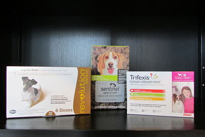 Some of the flea, tick, and heartworm preventitives we offer - Okaw Vet Clinic - Tuscola, IL